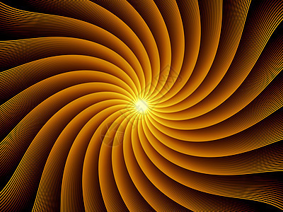 虚拟分形烧结金子黄色径向中心元素几何学辐射光束数学射线图片