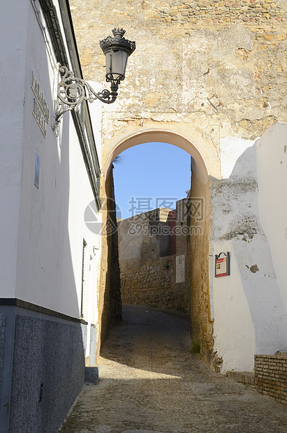 马切纳村旧大门图片