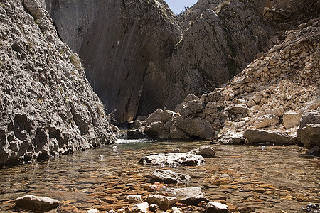 瓜达尔基韦尔河出生地 西班牙Jaen省克萨达起源通航水流流动电流自然景观风景河流图片