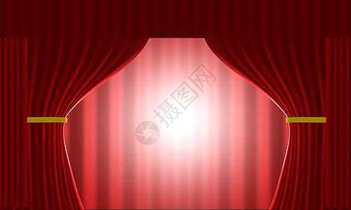 红幕幕展览框架音乐会折叠歌剧演讲剧院芭蕾舞红色文化图片