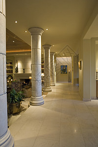 豪华内地设计走廊奢华橱窗门厅柱子装饰内饰风格光源图片