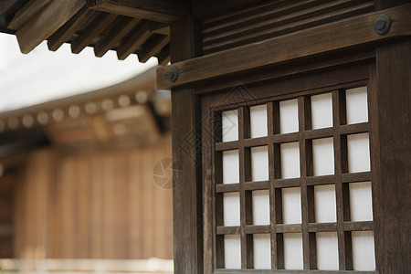 希达亚金贾神道传统建筑学装饰屏幕屏风遗产文化建筑木头背景图片