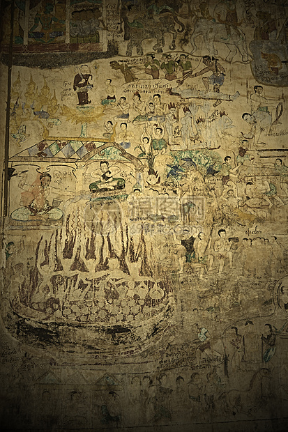 壁壁画宗教古董旅行绘画艺术生活手工寺庙历史文化图片