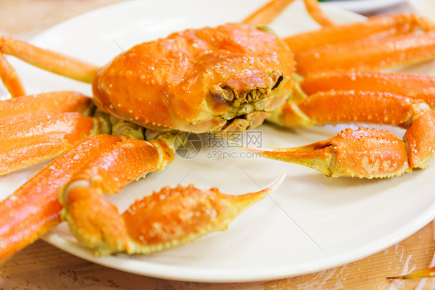 蒸汽阿拉斯加红色食物螃蟹盘子海鲜国王石头美食蔬菜图片