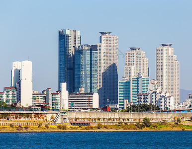 首城首尔市建筑学海景时间住宅建筑金融公寓风景公司景观图片