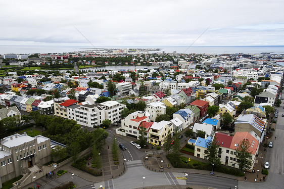 冰岛雷克雅未克市首都建筑学景观市中心天空街道中心城市旅行房子图片