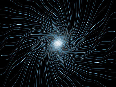 分形沉积概念漩涡蓝色几何学射线数学涡流渲染旋转光束装饰品图片