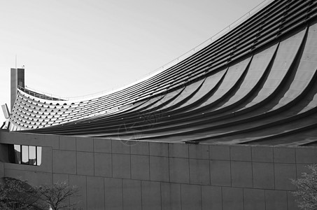 Yyoogi国家健身房免费屋顶体育场曲线建筑学运动员竞技场建筑电缆运动现代主义者竞赛图片