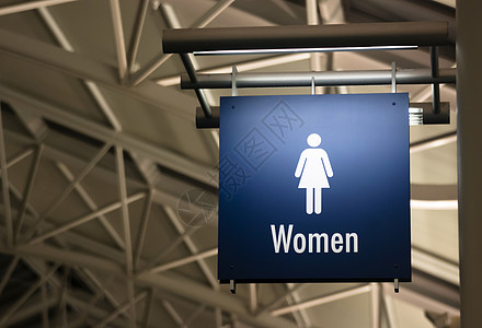 厕所标志妇女洗手间 女士 洗衣房标志标记公共建筑结构背景