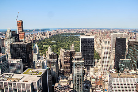 纽约市和中中央公园建筑旅行天空旅游摩天大楼历史性街道公园天际城市图片