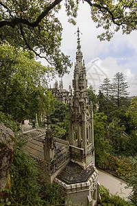 公园 葡萄牙辛特拉遗产文化历史观光石头奢华旅行吸引力历史性教会图片