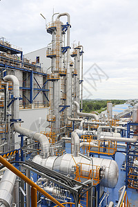 石油和化油厂结构石化技术工厂金属产品管子管道工业植物专区背景图片