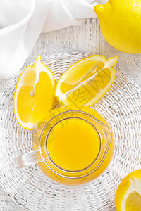 柠檬汁桌子午餐美食水果康复食物投手热带果汁液体图片