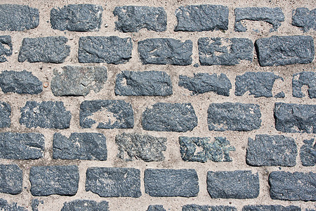 铺石路路面建筑学灰色地面鹅卵石花岗岩正方形石头岩石人行道图片