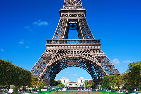 巴黎埃菲尔铁塔场景纪念碑旅游旅行蓝色首都天空建筑建筑学建造图片