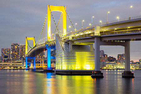 东京彩虹桥港区目的地摩天大楼景观天际日落景点风景地方港口图片