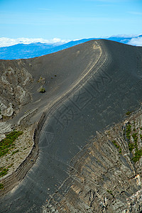 伊拉素火山土地旅行目的地景观自然现象国家风景阴影地质学旅游图片