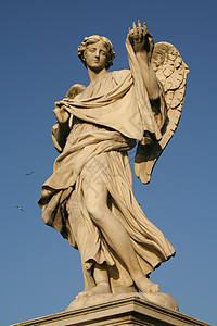 雕像的低角度视图地方国际目的地天使创造力旅游石头旅行艺术城市图片
