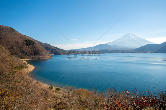 日本湖日本富士莫托苏山图片