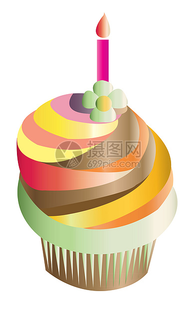 生日蛋糕矢量邀请函小吃甜点插图派对卡通片庆典漩涡幸福礼物图片
