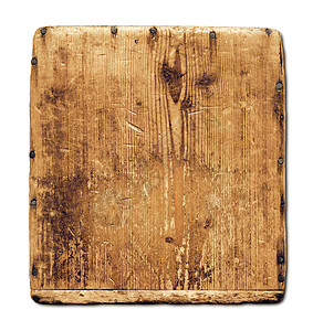 白板上孤立的老土木板邮政空格处木工路牌木材指甲标语乡村牌匾广告牌图片