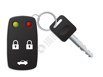 您汽车的安保遥控控制器钥匙圈钥匙链纽扣金属安全挂锁塑料阴影钥匙扣树干图片