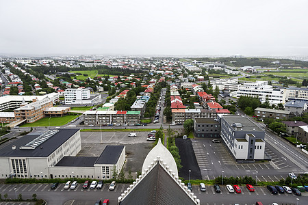 冰岛雷克雅未克市中心城市首都旅行市中心天际远景景观建筑学天空图片