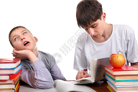 学生男性图书青春期学校家庭强迫症桌子童年教科书作业图片