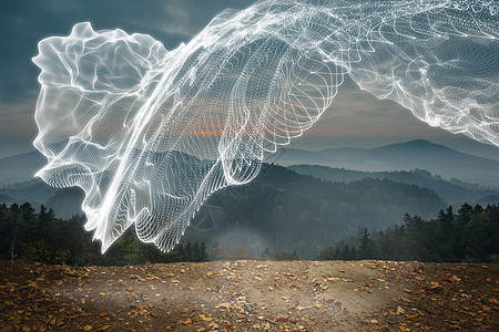 能源设计超越地貌景观活力地平线天空曲线绘图环境森林多云辉光计算机背景图片