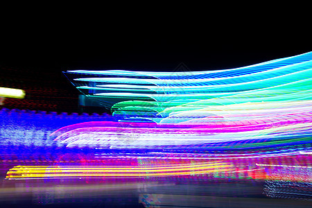 亮光闪光速度新年彩虹运动烟花庆典交通管子城市灯光光速图片