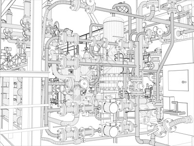 工业设备 无线电框架技术燃料压力力量蓝色气体海关工厂活力管子图片