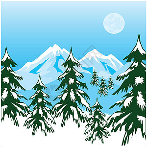 山中冬季山脉季节生态寒意岩石冻结蓝色荒野天气木头图片