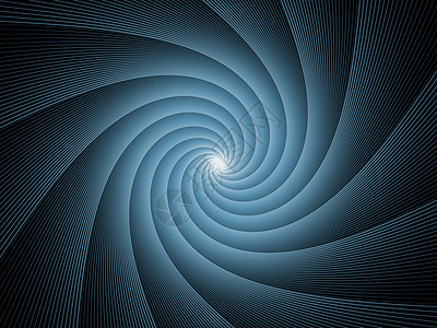 分形沉积伏质旋转装饰品涡流辐射黑色螺旋光束运动蓝色射线图片