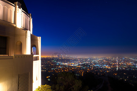 从格里菲斯天文台看的洛杉矶摄影风景旅游城市建筑都市风光水平天文台天空图片