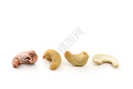 现金结余宏观白色饮食食物团体种子水果棕色坚果季节性图片