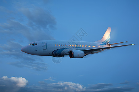 乘客计划航空喷射航班日落蓝色运输高度速度客机涡轮图片