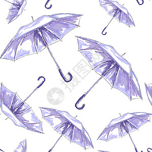 纺织品设计的伞状草图模式图片