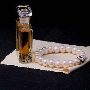 珍珠手镯敷料玻璃珠宝珠子诱惑配饰手腕礼物魅力财富图片