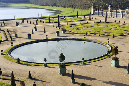凡尔赛城堡的橙色公园旅行花园历史历史性皇家遗产艺术地标旅游图片