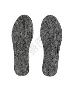 白色背景孤立鞋子的卫生学履带板鞋类卫生保健痕迹鞋垫灰色工业夫妻图片