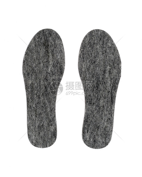 白色背景孤立鞋子的卫生学履带板鞋类卫生保健痕迹鞋垫灰色工业夫妻图片