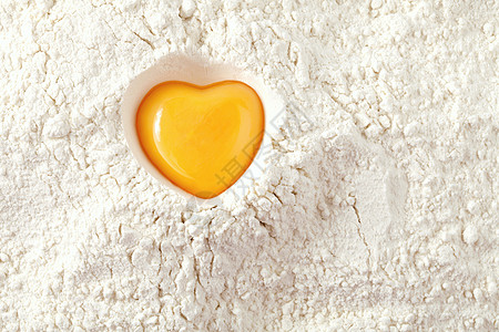 面粉上蛋黄食谱白色面包糕点面团厨房烘烤黄色图片