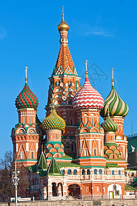 莫斯科圣巴西尔大教堂博物馆文化圆顶建筑学城市宗教建筑天空首都历史图片