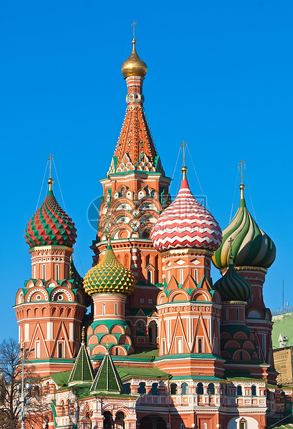 莫斯科圣巴西尔大教堂历史博物馆旅行首都圆顶大教堂中心城市宗教正方形图片