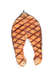 烤熟的鲑鱼牛排蔬菜条纹橙子餐厅油炸正方形鱼片食谱粉色海鲜图片