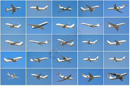 飞机照片飞机客机照片速度运输航空翅膀航空公司空气引擎蓝色背景