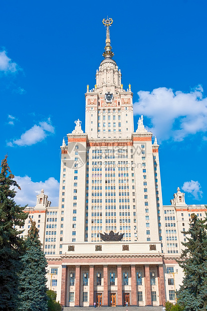 莫斯科国立大学天空联盟景观母校大学建筑学建筑尖塔摩天大楼城市图片