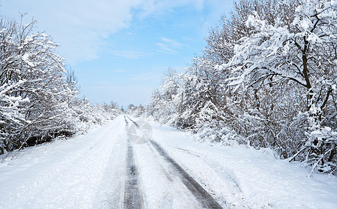 白雪背景胜利道路背景