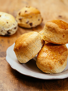 曲线小吃盘子食物早餐英语饼干宏观面包图片