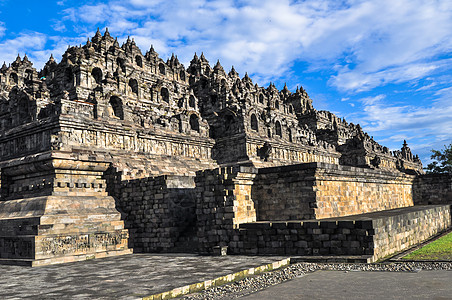 爪哇Yogjakarta的Borobudur综合建筑群图片